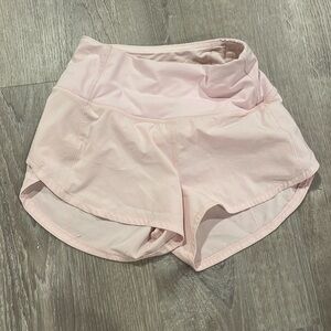 Lululemon Speed Up Shorts 2.5” Strawberry Milkshake